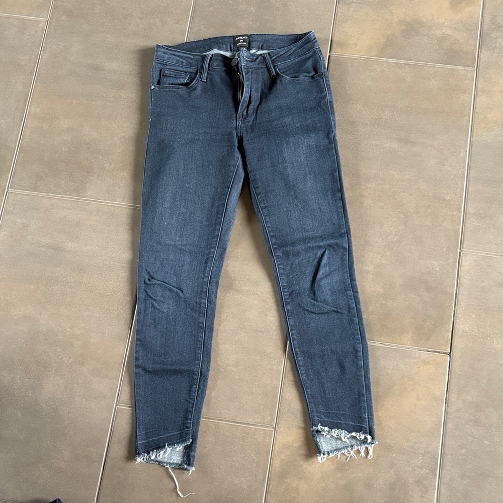 Just Black Dark Blue Skinny Jeans